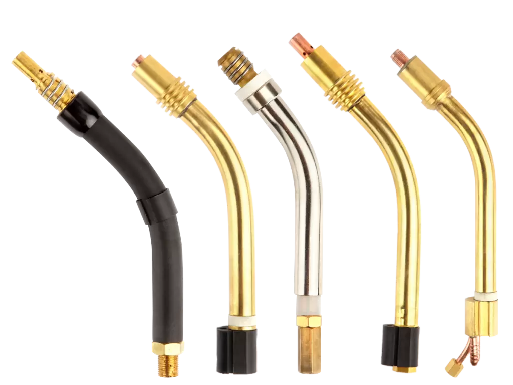 Раздел с товарами «Мундштуки (гусаки) для сварки» Фото раздела «Мундштуки (гусаки) для сварки»