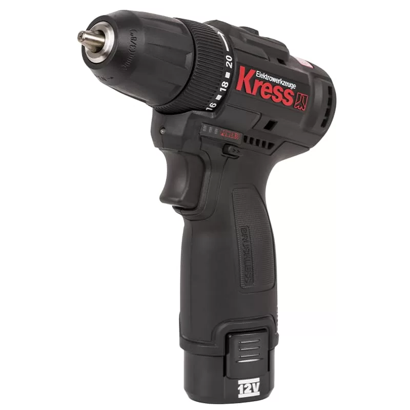 Аккумуляторная дрель-шуруповерт Kress KU202 12V (2х2,0 Ач) в кейсе №2