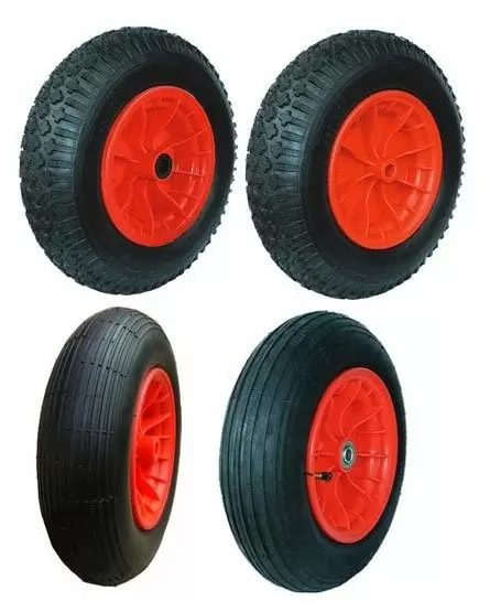 Фото раздела «Колеса для садовых тачек и строительных тележек»