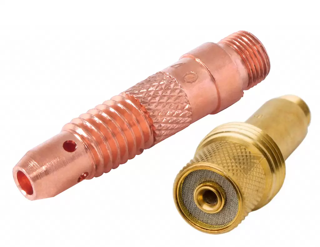 Раздел с товарами «Цанги и держатели цанг для сварки TIG» Фото раздела «Цанги и держатели цанг для сварки TIG»