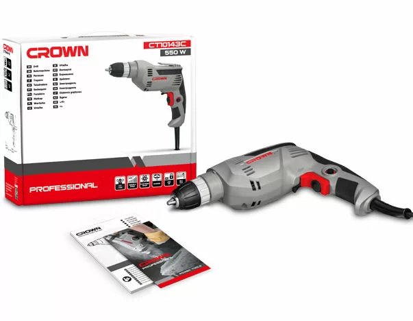 Дрель Crown CT10143-13C №1