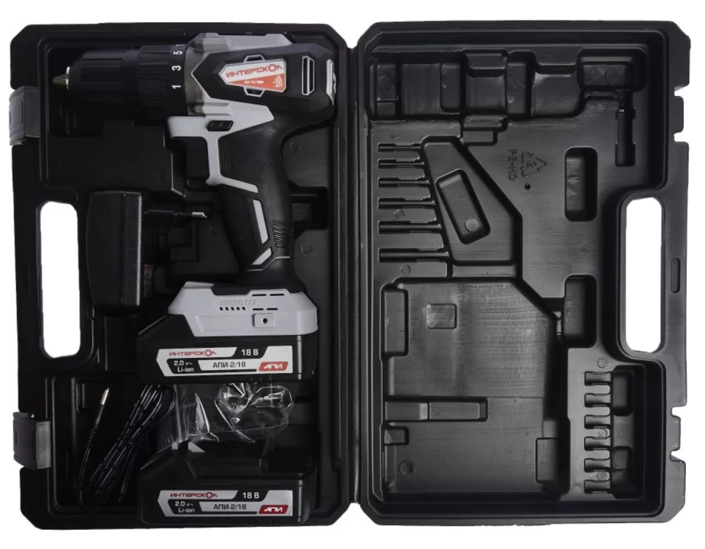 Аккумуляторная дрель-шуруповерт Интерскол ДА-13/18ВК 45 АПИ (без акк. и з/у) №3