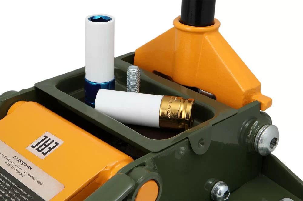 Домкрат подкатной Дело Техники 3,5т, 100-533 мм двухплунжерный №4