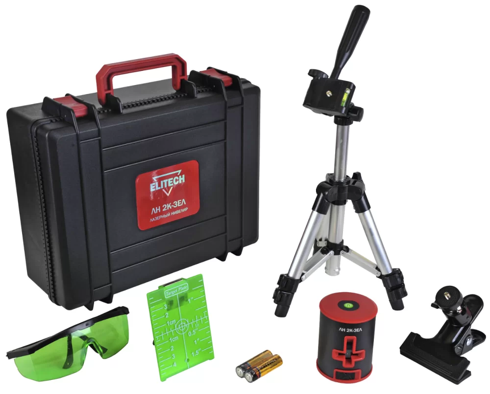 Уровень лазерный Elitech ЛН 2К-ЗЕЛ №1