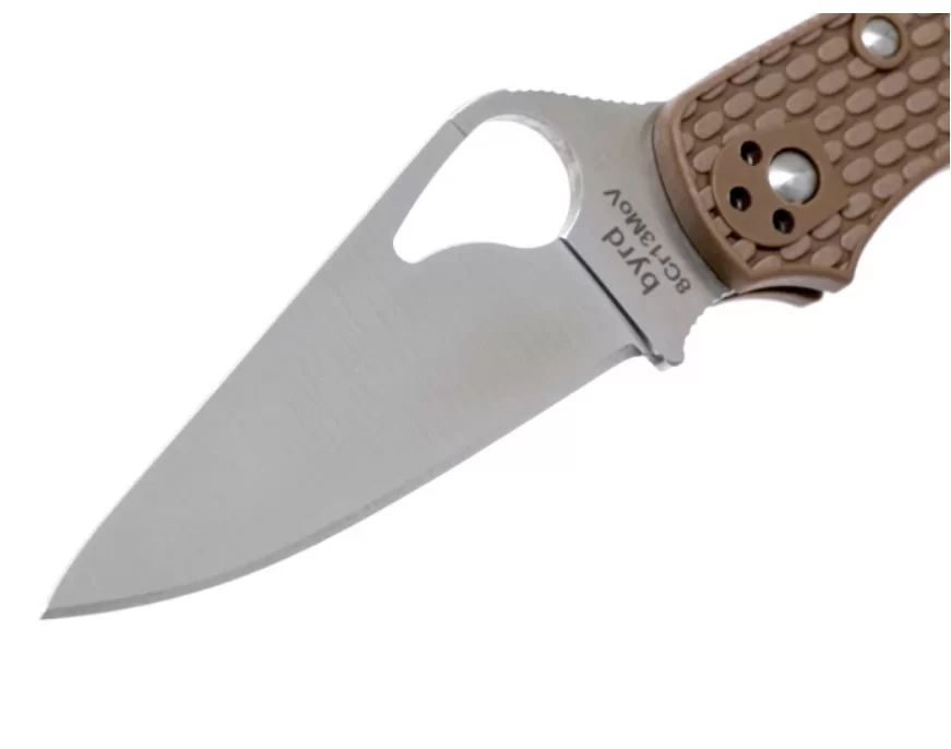 Нож Spyderco Byrd Meadowlark 2 с рукоятью Brown FPN (BY04PBN2) №2