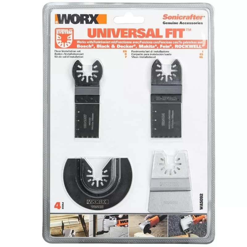 Набор насадок для реноватора Worx WA5092 (4 шт) №1