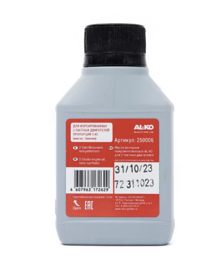 Масло для 2-х тактного двигателя ALKO полусинтетическое 0.1 л №1