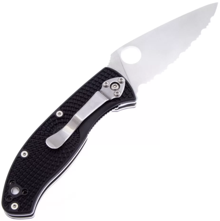 Нож Spyderco Tenacious LTW Serrated (122SBK) №1