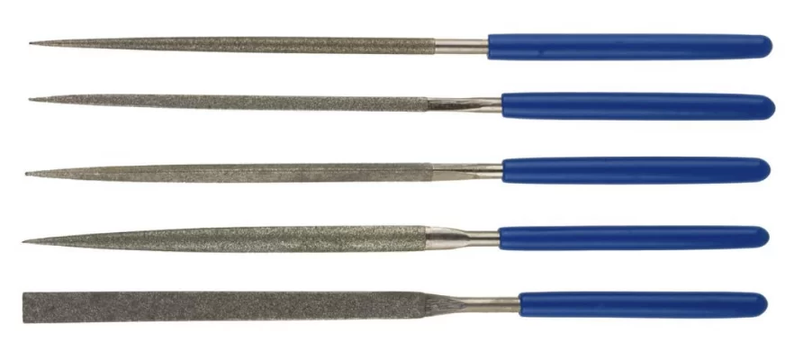 Набор надфилей Зубр Эксперт 140 мм с алмазным напылением (5 шт) №1