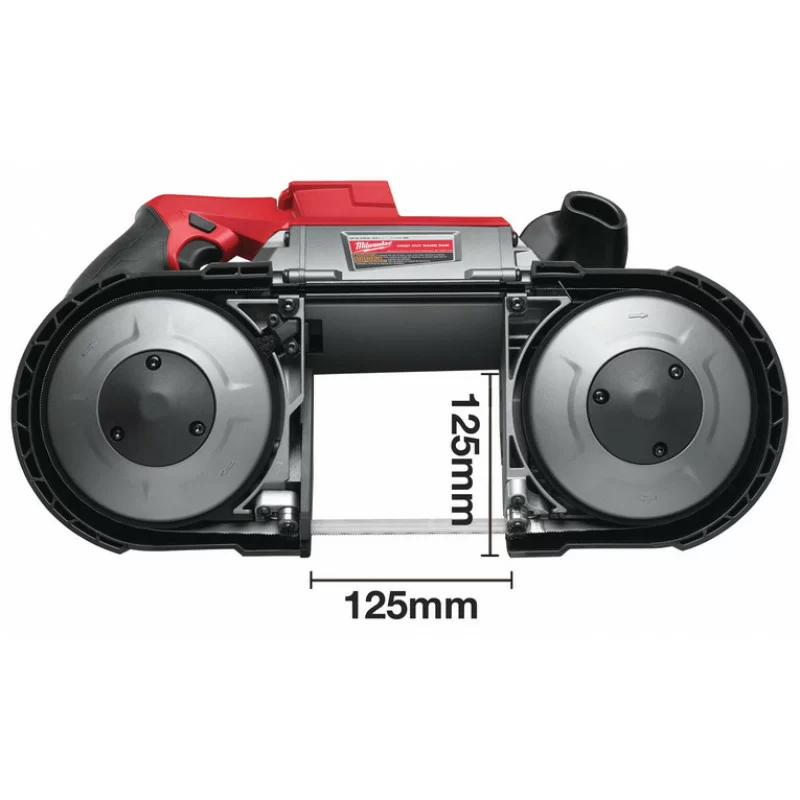 Аккумуляторная ленточная пила Milwaukee M18 CBS125-0 FUEL (без акк. и з/у) №1