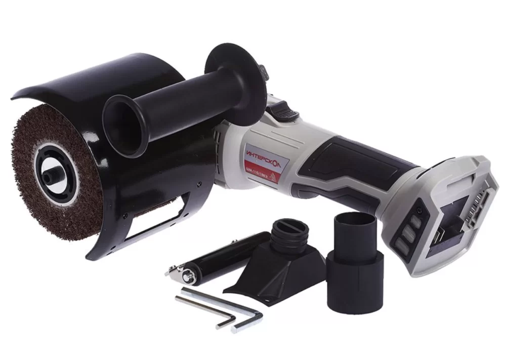 Аккумуляторная шлифовальная щеточная машина Интерскол ШМ-110/18ВЭ АПИ (без акк. и з/у) №3