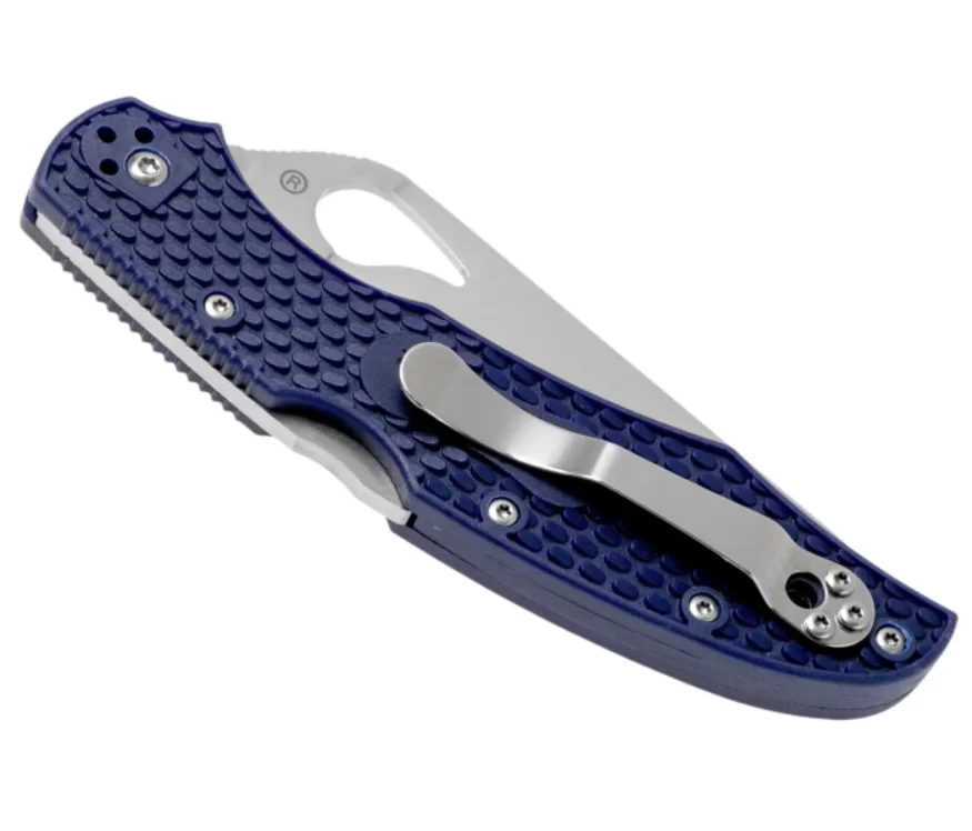 Нож Spyderco Byrd Cara Cara 2 LTW с рукоятью Blue FRN (BY03PBL2) №3
