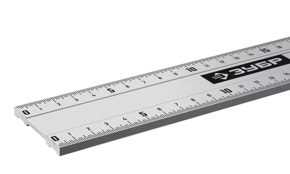 Линейка алюминиевая Зубр АПЛ 1 м (34384-100) усиленная №1