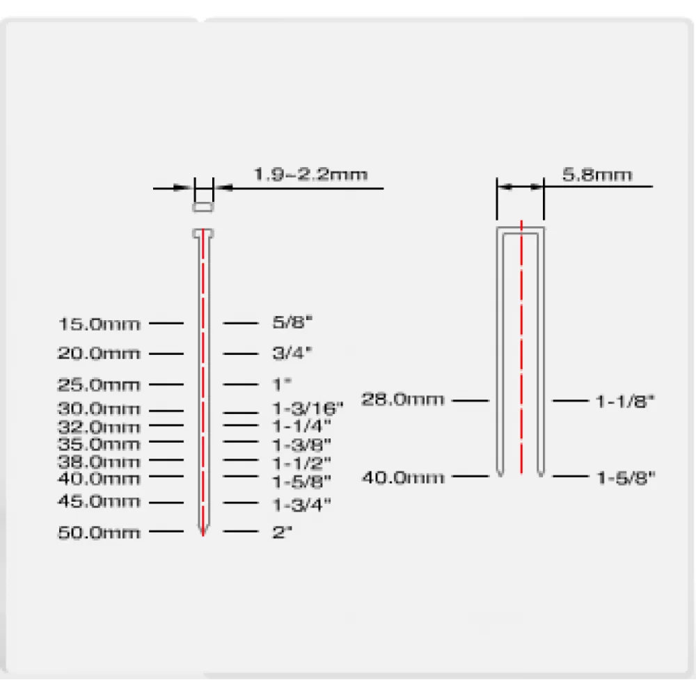 Пневматический гвоздезабивной пистолет Trusty TYI-2 IN 1 18/99 комбинированый 2в1 №1