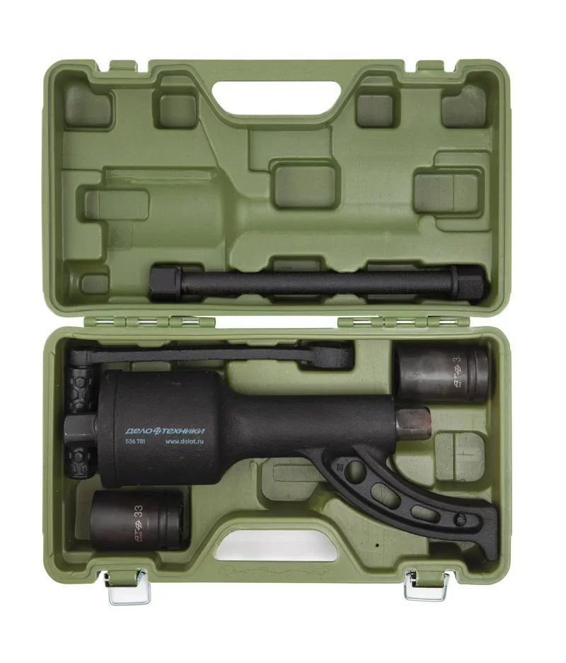 Гайковерт механический усиленный Дело Техники 1" с головками 32, 33 мм №1