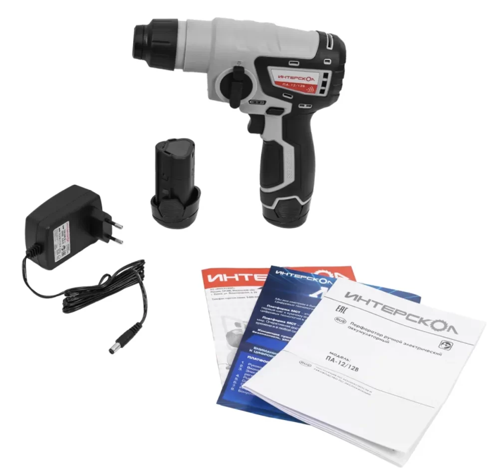 Аккумуляторный перфоратор Интерскол ПА-12/12В (без акк. и з/у) №3