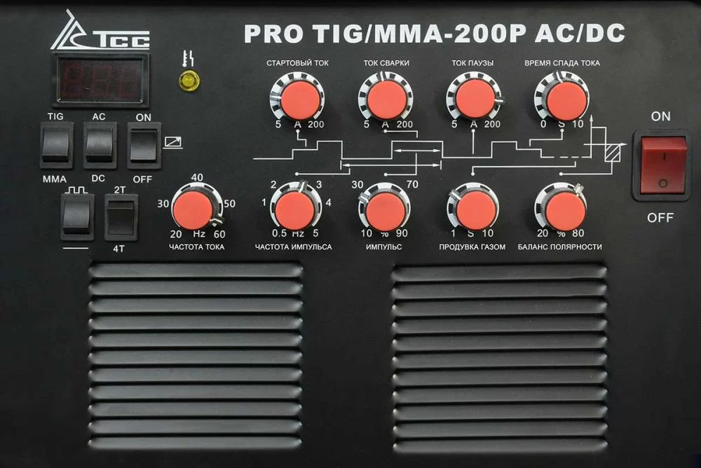 Сварочный аппарат TSS PRO TIG/MMA-200P AC/DC для сварки алюминия №1