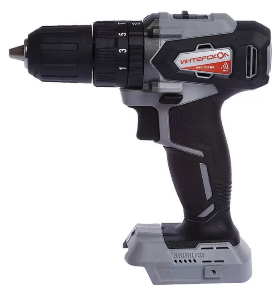 Аккумуляторная ударная дрель-шуруповерт Интерскол ДАУ-13/18ВК АПИ (без акк. и з/у) №1
