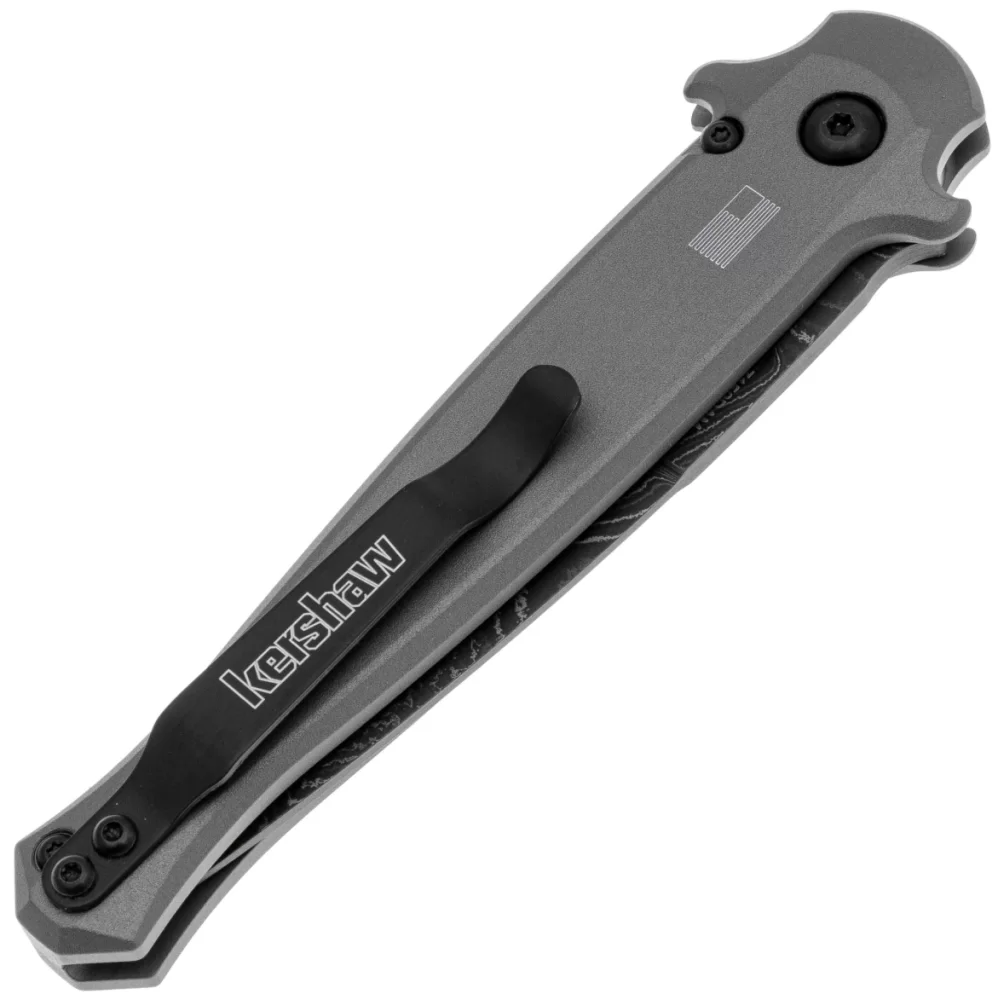 Нож Kershaw Launch 8 с рукоятью Aluminum/Carbon Fiber (7150DAM) №3