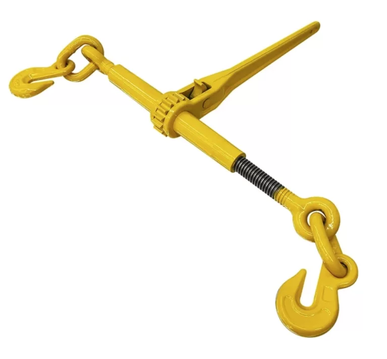 Стяжка цепная талреп Ocalift, цепь крюк-крюк, храповик для крепления груза с 2-мя крюками 5,7 т/5 м №1