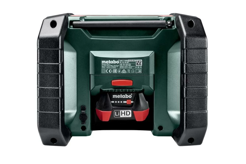 Радиоприемник Metabo BT R 12-18 без АКК и ЗУ №1