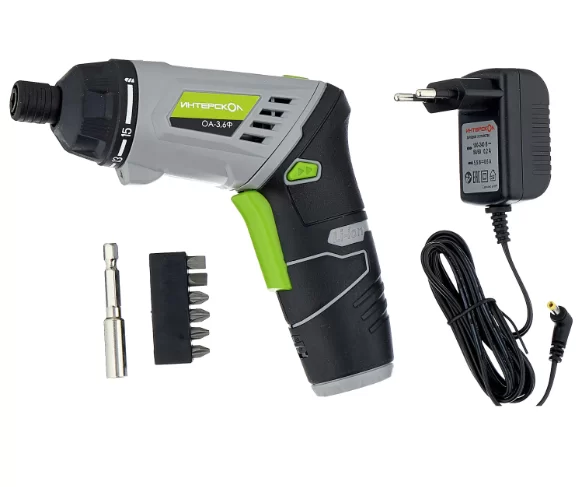 Аккумуляторная отвертка Интерскол ОА-3,6Ф Li-ion блистер ДМ №2