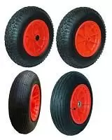 Фото раздела « Колеса для садовых тачек и строительных тележек»