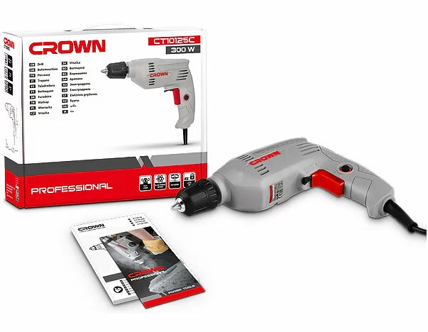 Дрель Crown CT10125C №1