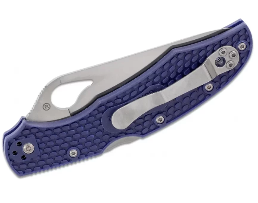 Нож Spyderco Byrd Cara Cara 2 LTW с рукоятью Blue FRN (BY03PSBL2) №2