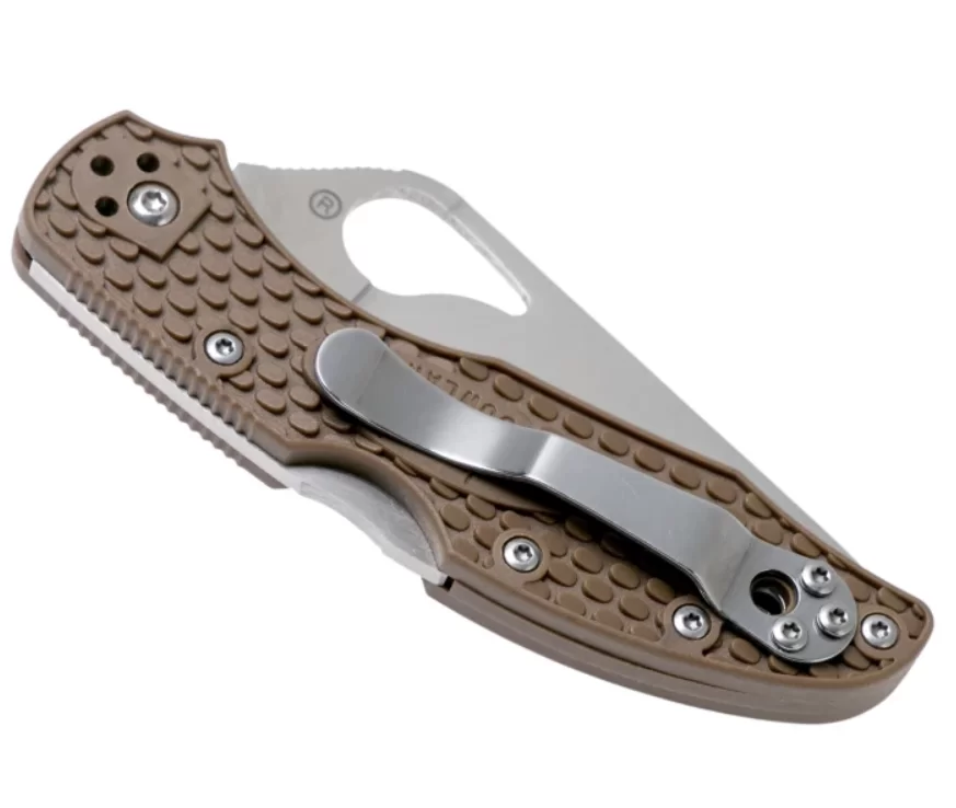 Нож Spyderco Byrd Meadowlark 2 с рукоятью Brown FPN (BY04PBN2) №3