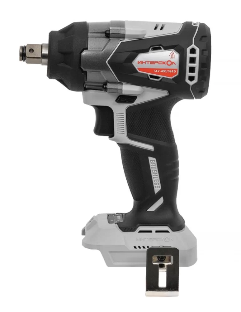 Аккумуляторный ударный гайковерт Интерскол ГАУ-400/36ВЭ (без акк. и з/у) картон №1