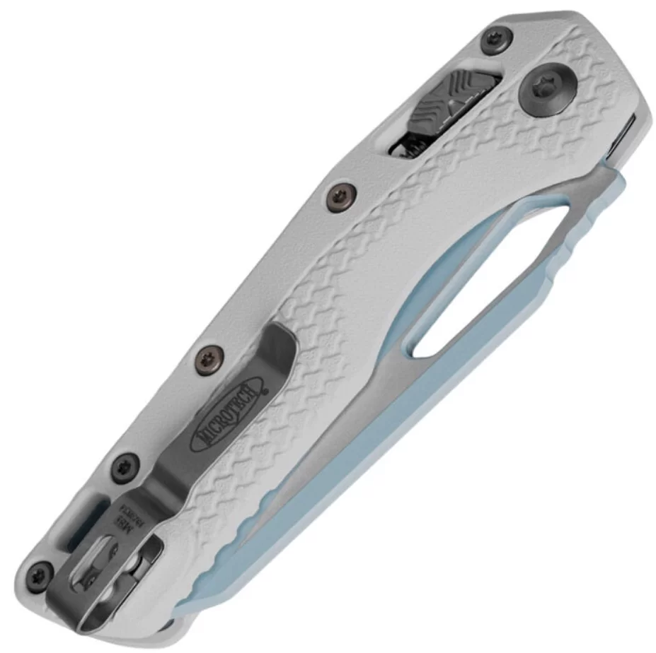 Нож Microtech MSI Ram-Lock Sky blue с рукоятью White Polymer (210T-1PMCWH-Y7) №1