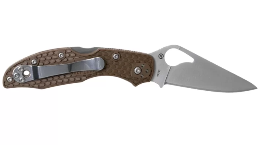 Нож Spyderco Byrd Meadowlark 2 с рукоятью Brown FPN (BY04PBN2) №1