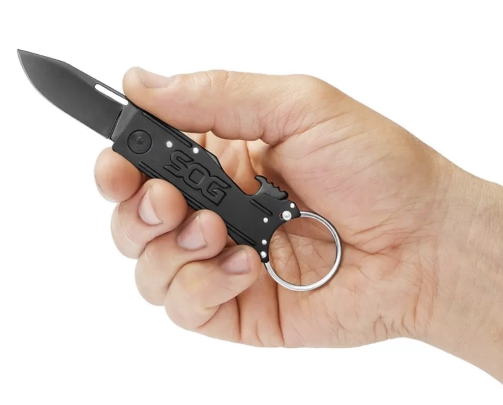 Нож-брелок SOG Keytron Blackout (KT1003) №7