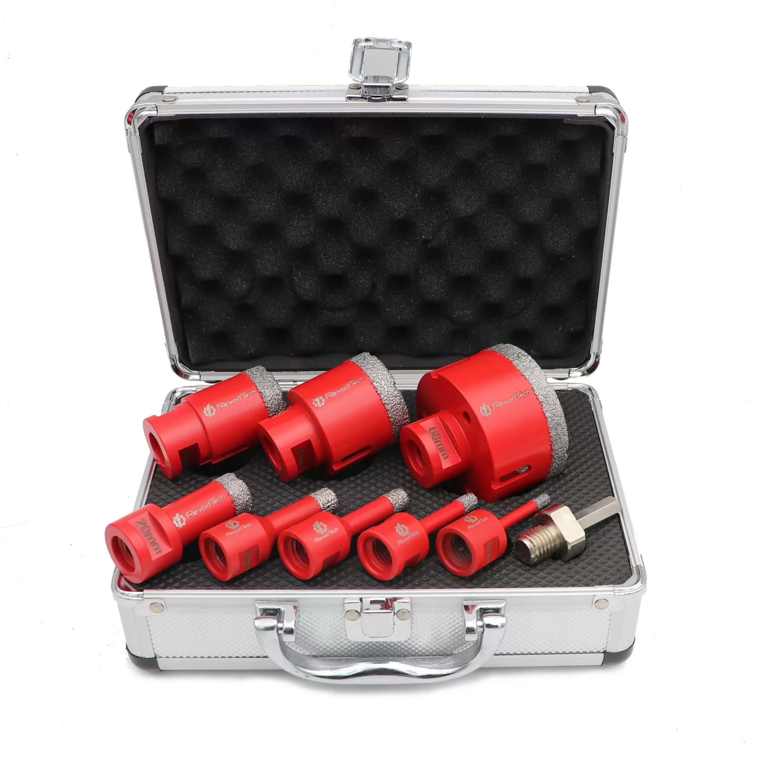 Фото раздела «Наборы алмазных и твердосплавных коронок»