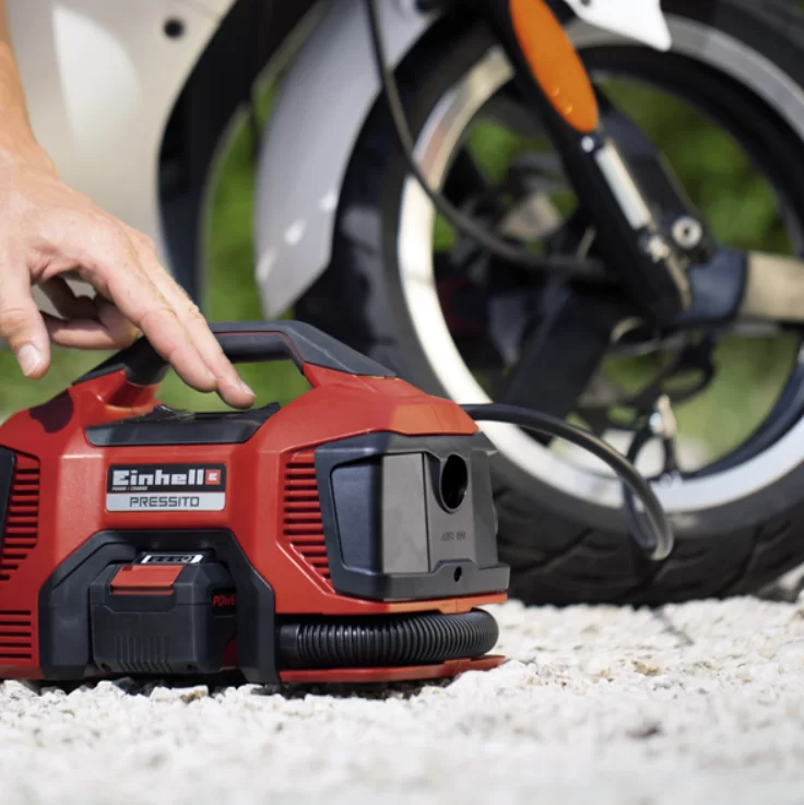Аккумуляторный автомобильный компрессор Einhell PXC Pressisto (без акк. и з/у) №1