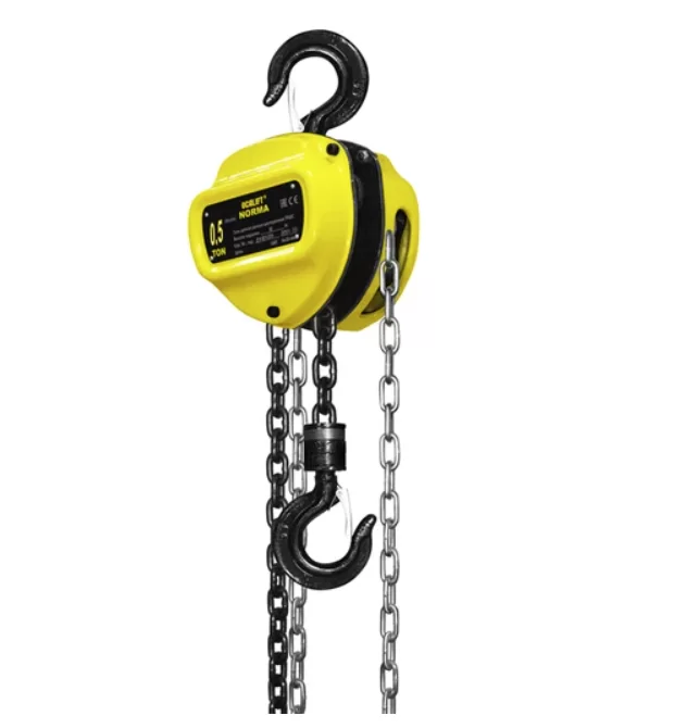 Мобильное перегрузочное устройство Ocalift 500 кг 2х2 м ручной с талью NORMA на каретке №1