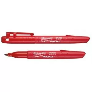 Может пригодиться Маркер строительный Milwaukee Inkzall 1 мм, тонкий, красный 