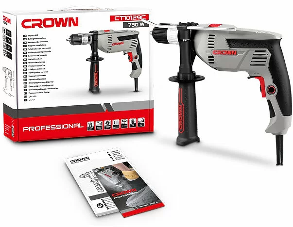Дрель ударная Crown CT10129C №5