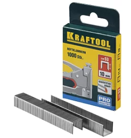 Товар «Скобы для степлера Kraftool 14 мм, тип 53 (A/10/JT21) 1000 шт (31670-14)» Фото товара «Скобы для степлера Kraftool 14 мм, тип 53 (A/10/JT21) 1000 шт (31670-14)»