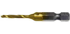 Фото товара «Сверло-метчик ПрофОснастка №301 HSS Р6М5 TIN М3х0,5 мм ручной, хвостовик HEX 1/4″ »