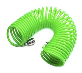 Фото товара «Шланг пневматический спиральный Парма 8х12 мм/ 10 м с фитингами рапид»