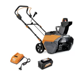 Товар «Аккумуляторный снегоуборщик Villartec WA4051 SET 40B (1х5,0 Ач)» Фото товара «Аккумуляторный снегоуборщик Villartec WA4051 SET 40B (1х5,0 Ач)»