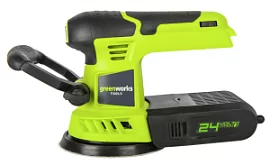 Товар «Аккумуляторная эксцентриковая шлифовальная машина Greenworks G24ROS 24В без акк и з/у» Фото товара «Аккумуляторная эксцентриковая шлифовальная машина Greenworks G24ROS 24В без акк и з/у»