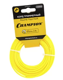 Фото товара «Леска для триммера Champion Round 2,4 мм/15 м круглая»