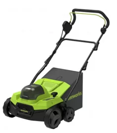 Товар «Аккумуляторный аэратор-скарификатор Greenworks GD40SC38II (без акк. и з/у)» Фото товара «Аккумуляторный аэратор-скарификатор Greenworks GD40SC38II (без акк. и з/у)»