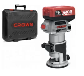 Товар «Аккумуляторный кромочный фрезер Crown CT26010HX-4 BMC (2х4,0 Ач)» Фото товара «Аккумуляторный кромочный фрезер Crown CT26010HX-4 BMC (2х4,0 Ач)»