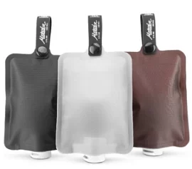 Фото товара «Набор флаконов MATADOR FlatPak Toiletry Bottle 90 ml (черный, белый, бордовый)»