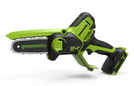 Фото товара «Аккумуляторная цепная пила Greenworks G24MCS10 10 см (без акк и з/у) »