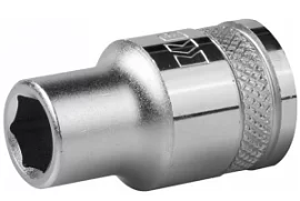 Фото товара «Головка торцовая Kraftool Industrie Qualitat Flank Cr-V 10 мм, 1/2"»